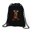 cute deer Drawstring Bags