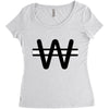 dauble Women's Triblend Scoop T-shirt