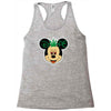 mickey dope ganja Racerback Tank