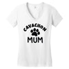 cavachon mum Women's V-Neck T-Shirt