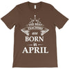 the best teachers are born in april T-Shirt
