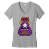 happy birthday monster Women's V-Neck T-Shirt