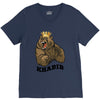 bear khabib V-Neck Tee