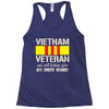 vietnam veteran Racerback Tank