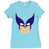 wolverine mask Ladies Fitted T-Shirt