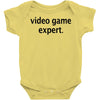 video game expert t shirt 3xl funny xbox ps3 nerdy geeky wii cod snipe Baby Onesie