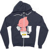 cha ching Zipper Hoodie