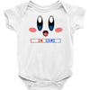kirby gamer geek snes Baby Bodysuit