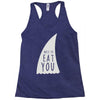 nice to eat you Racerback Tank