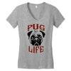 PUG LIFE Women's V-Neck T-Shirt