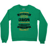 Super Cool Grandpa Of A Freaking Awesome Granddaughter Crewneck Sweatshirt