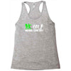zombie never give up fun Racerback Tank