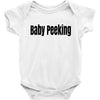 baby peeking Baby Bodysuit