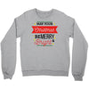 may your christmas be merry &amp; bright Crewneck Sweatshirt