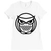 owl Ladies Fitted T-Shirt