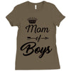 mom of boys Ladies Fitted T-Shirt