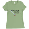 13. pull this fork please 012 Ladies Fitted T-Shirt