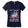 Veteran Don't Thank Me Thank My Brothers &amp; Sisters Who Never Came Back Women's V-Neck T-Shirt