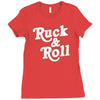 ruck and roll Ladies Fitted T-Shirt