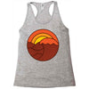 sunset circle Racerback Tank