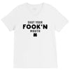 Shut Your Fook'n Mouth, Shut Your Fookin Mouth, you'll do nothing, con V-Neck Tee