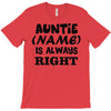 personalised auntie T-Shirt