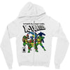 x turtles, mutants in a half shell Zipper Hoodie