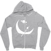 On The Moon Zipper Hoodie