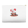 happy halloween clown Accessory Pouches