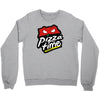 pizza time (2) Crewneck Sweatshirt