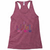 i love my mum colorful Racerback Tank