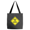 baby on board bumper sticker decal safety cute funny Tote Bags