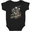 the weight of the world Baby Bodysuit