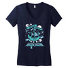 never grow up Women's V-Neck T-Shirt