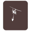 uh 1 huey air attack helicopter vinyl decal fire fighting cdf usfs Mousepad