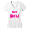 Only The Best Moms Get Promoted To Nonna Women's V-Neck T-Shirt