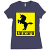 unicorn Ladies Fitted T-Shirt