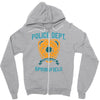 police dept Zipper Hoodie