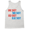 one shift two shift red shift blue shift Tank Top