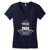 premium vintage 1992 classic perfectly aged limited edition Women's V-Neck T-Shirt