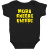 more cheese please Baby Bodysuit