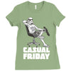 casual friday Ladies Fitted T-Shirt