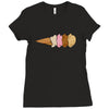 quadruple dip towe Ladies Fitted T-Shirt