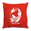 earth day planet Throw Pillow