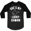 she's my lucky charm 3/4 Sleeve Shirt