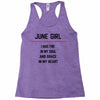 June Girl Racerback Tank