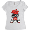 wild homies Women's Triblend Scoop T-shirt