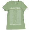 joy division unknown pleasures Ladies Fitted T-Shirt
