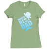 World's Best Dad Ever Ladies Fitted T-Shirt
