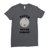 pluto never forget Ladies Fitted T-Shirt
